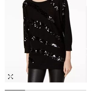 Sequin Trim Cashmere Sweater Charter Club x Macy's